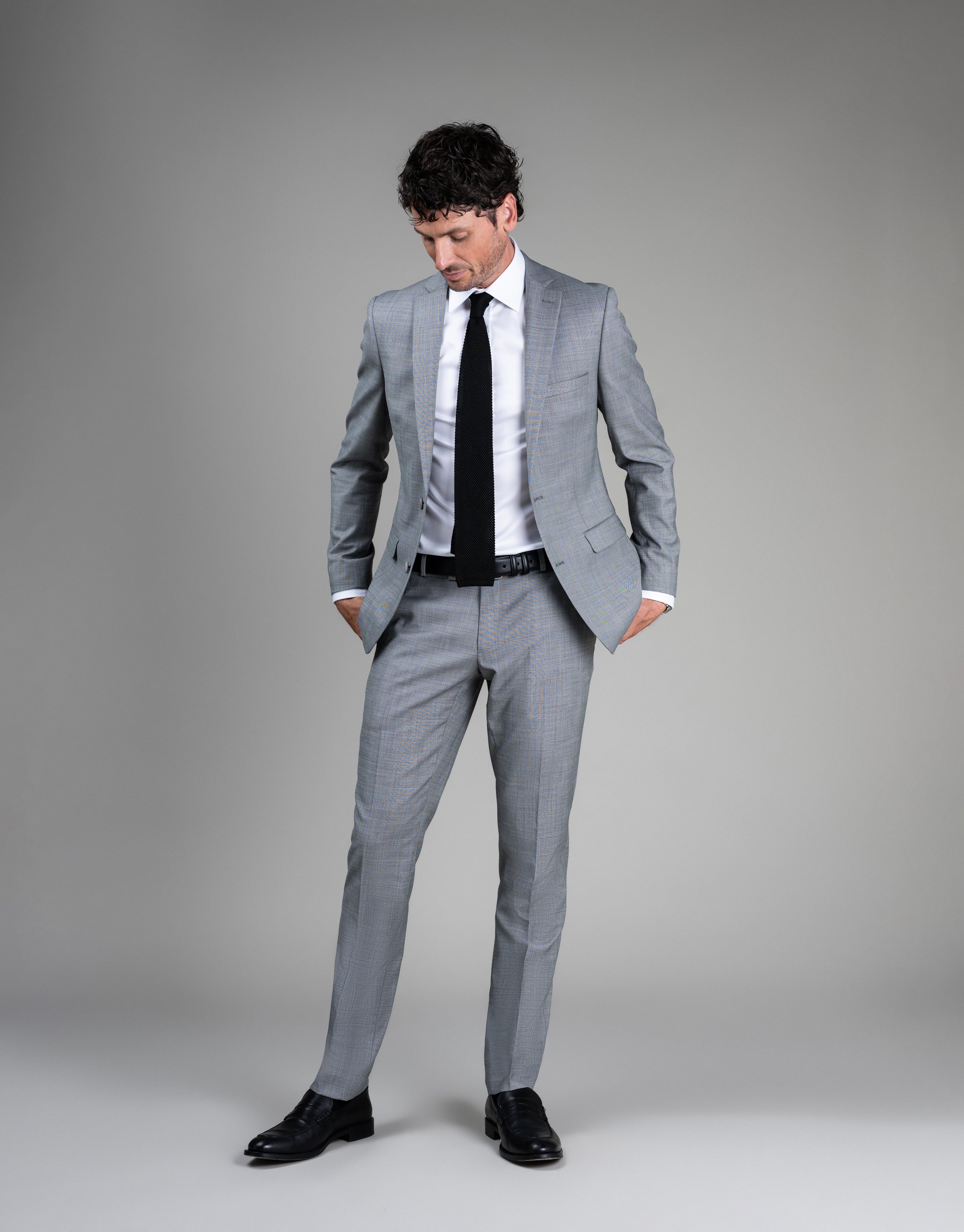 Fresh Light Grey Suit
