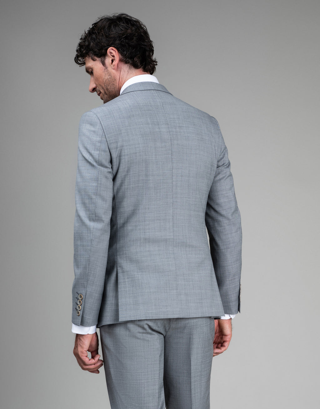 Fresh Light Grey Suit Jacket