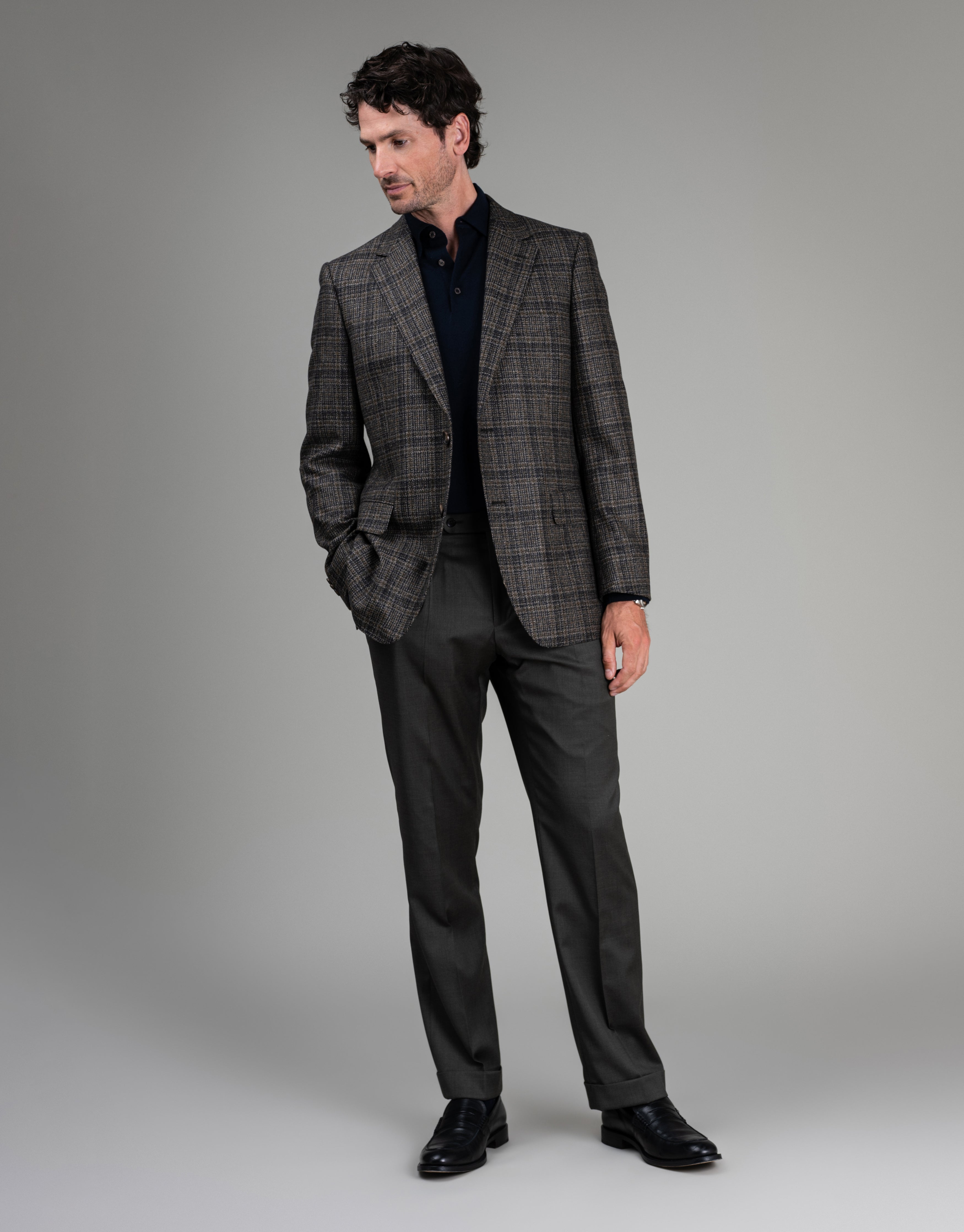 Evans Olive Green Twill Suit Trouser
