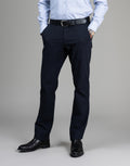 Tyler Navy Birdseye Chinos