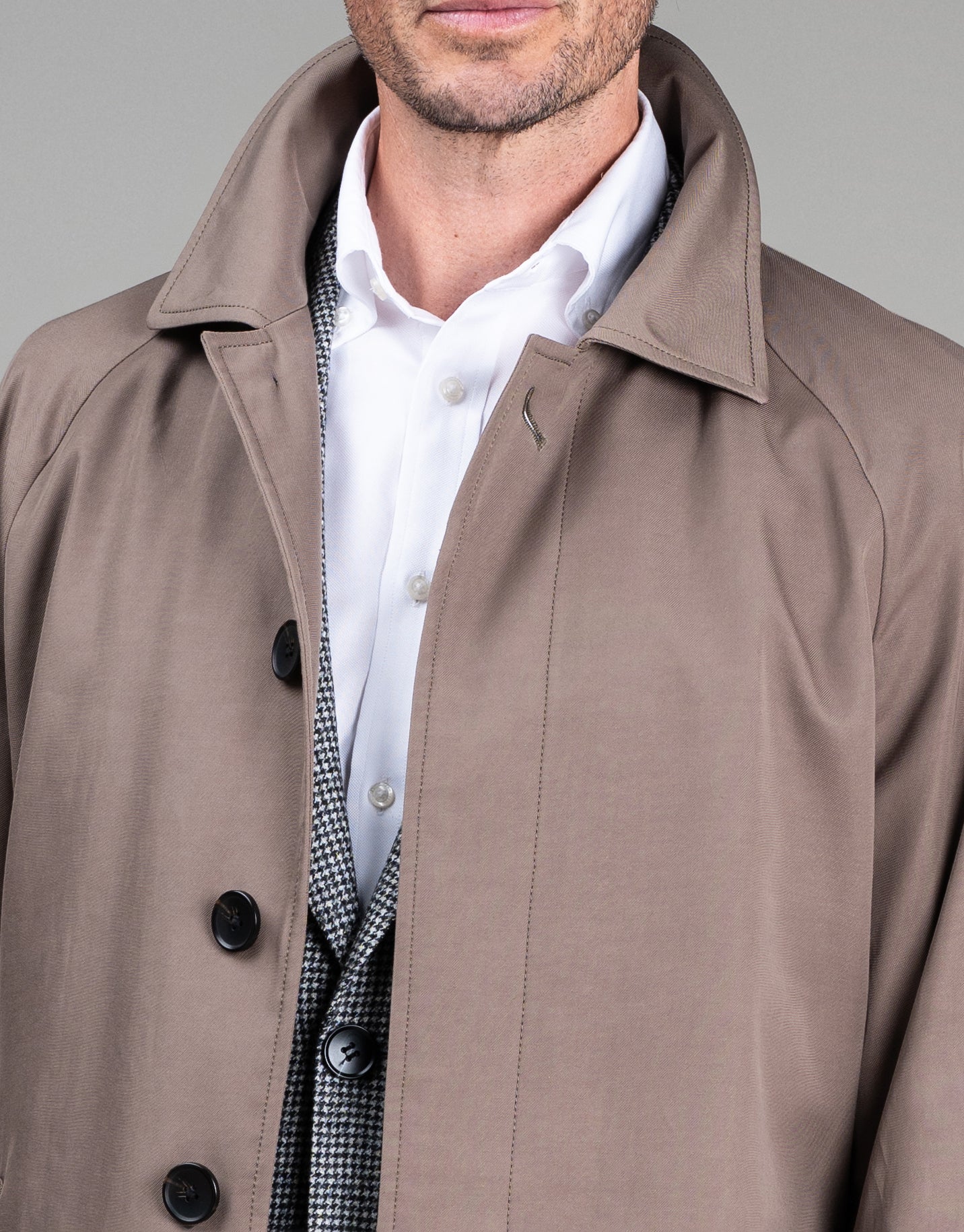 Loch Camel Brown Water Resistant Raglan Coat