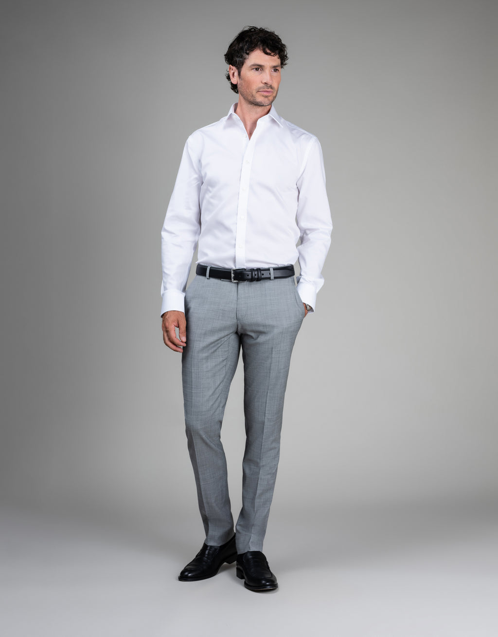 Fresh Light Grey Suit