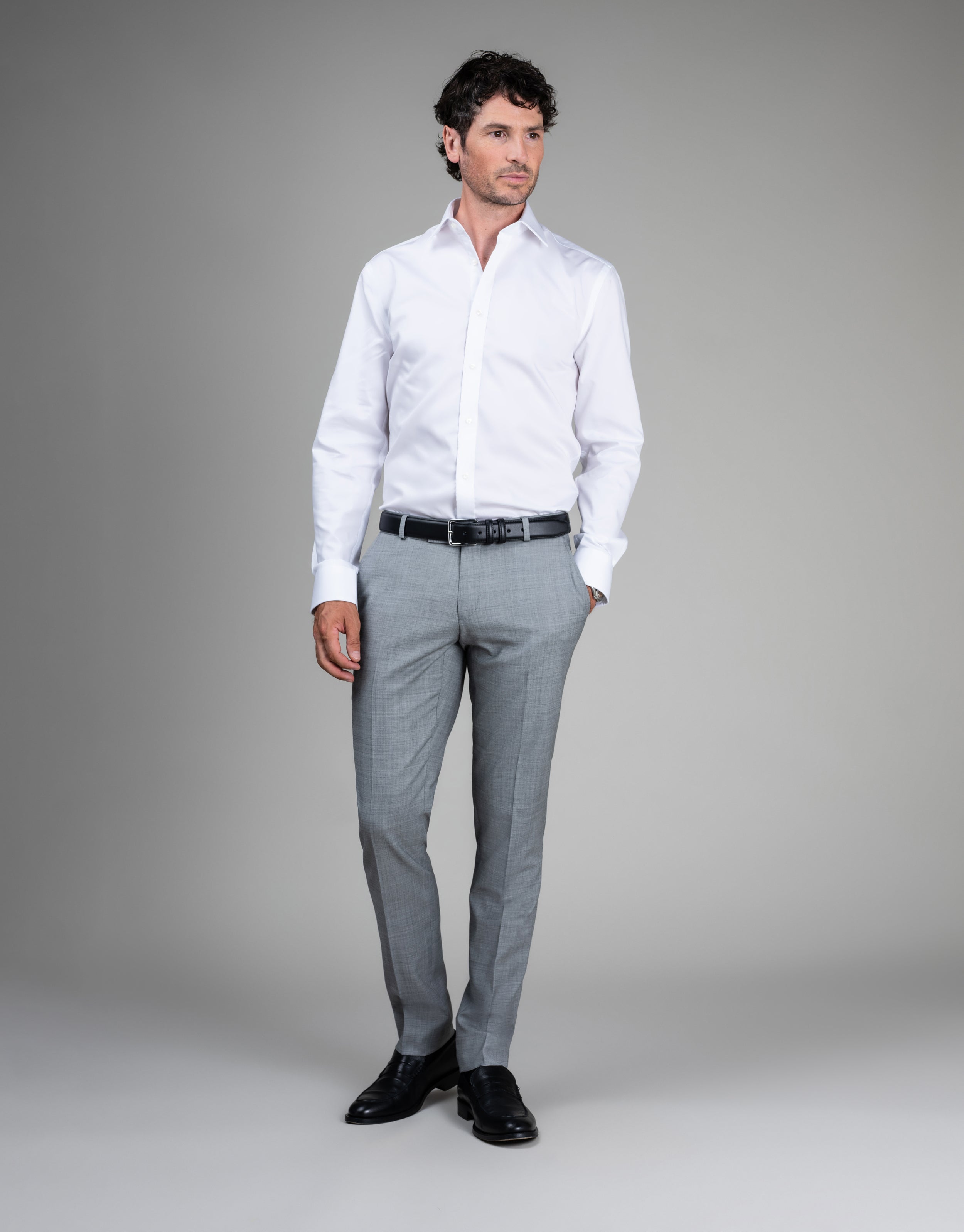 Fresh Light Grey Suit