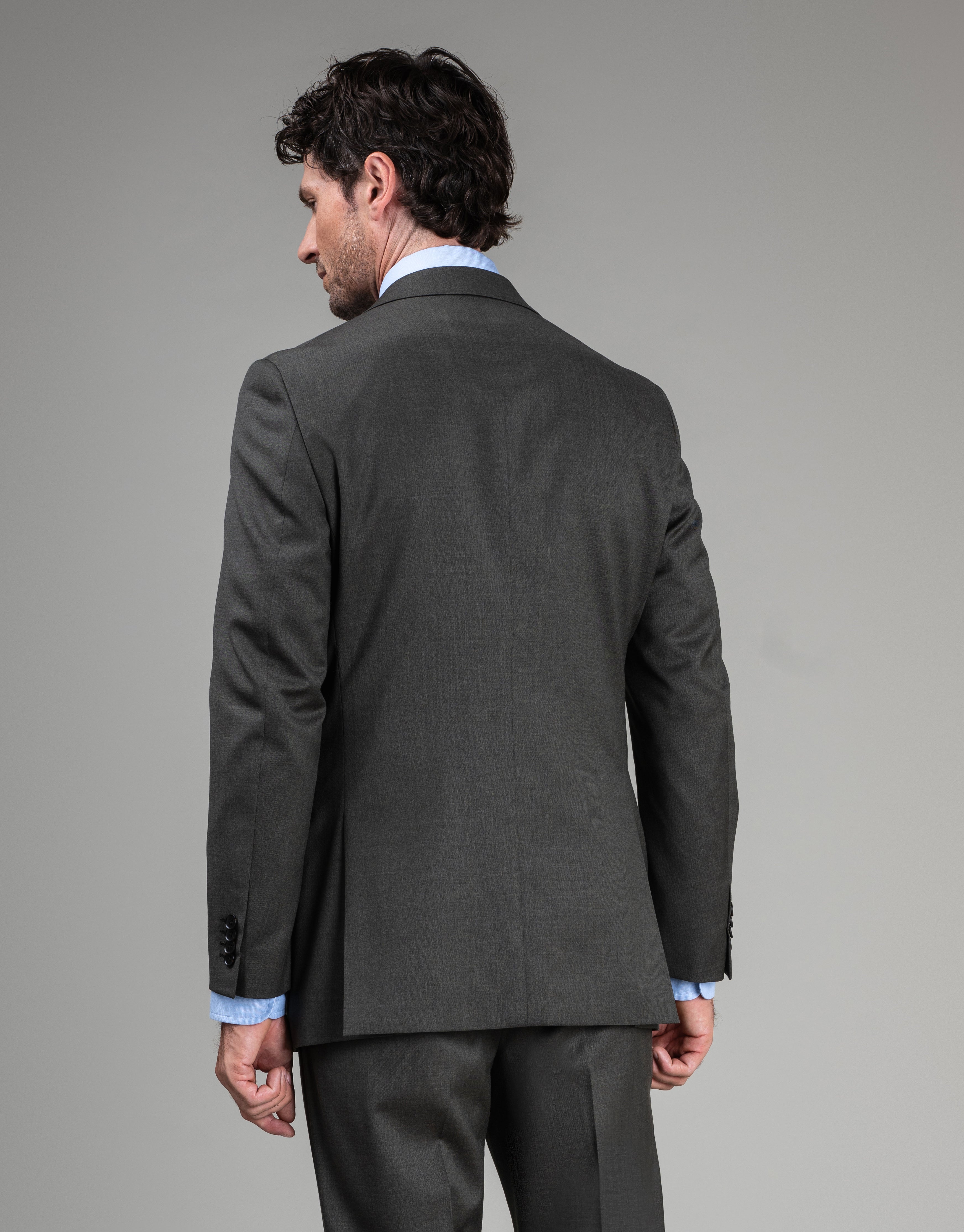 Cyprus Olive Green Twill Suit
