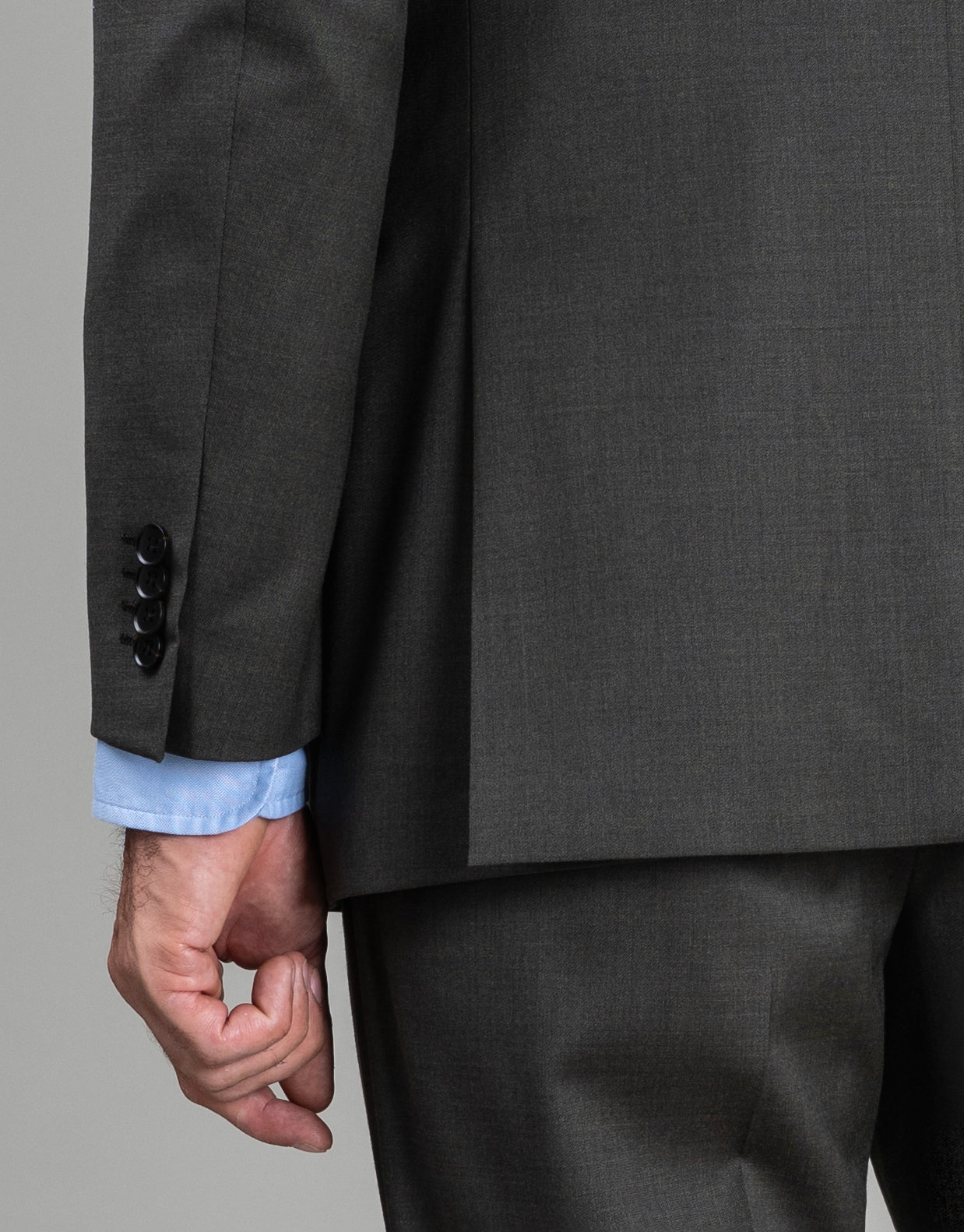 Cyprus Olive Green Twill Suit