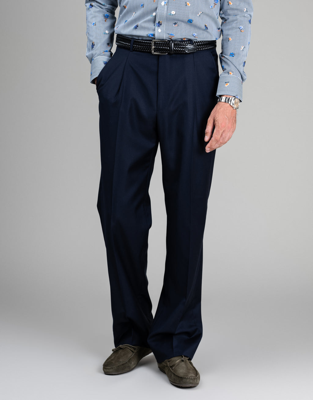 Crete Navy Twill Trouser