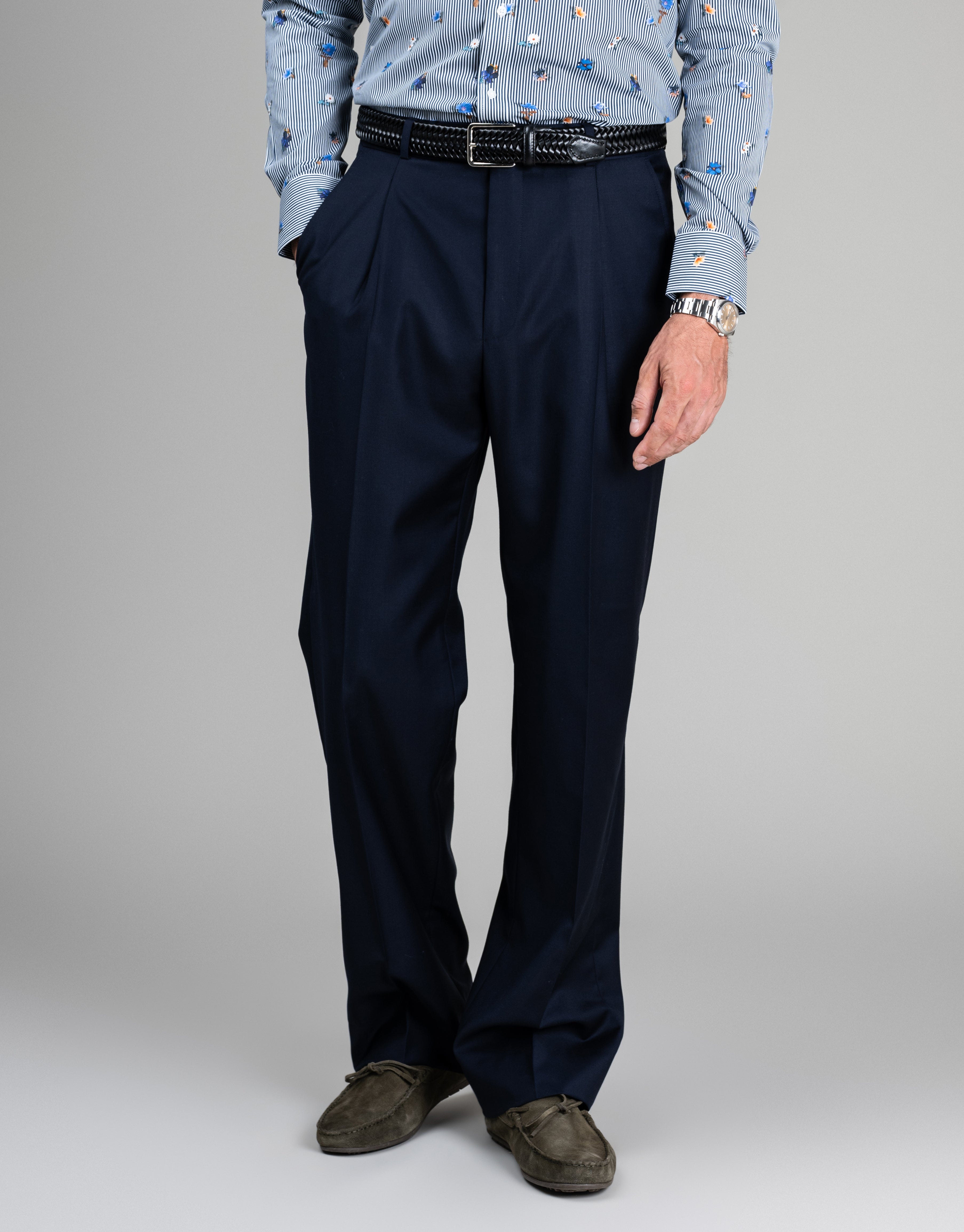 Crete Navy Twill Trouser