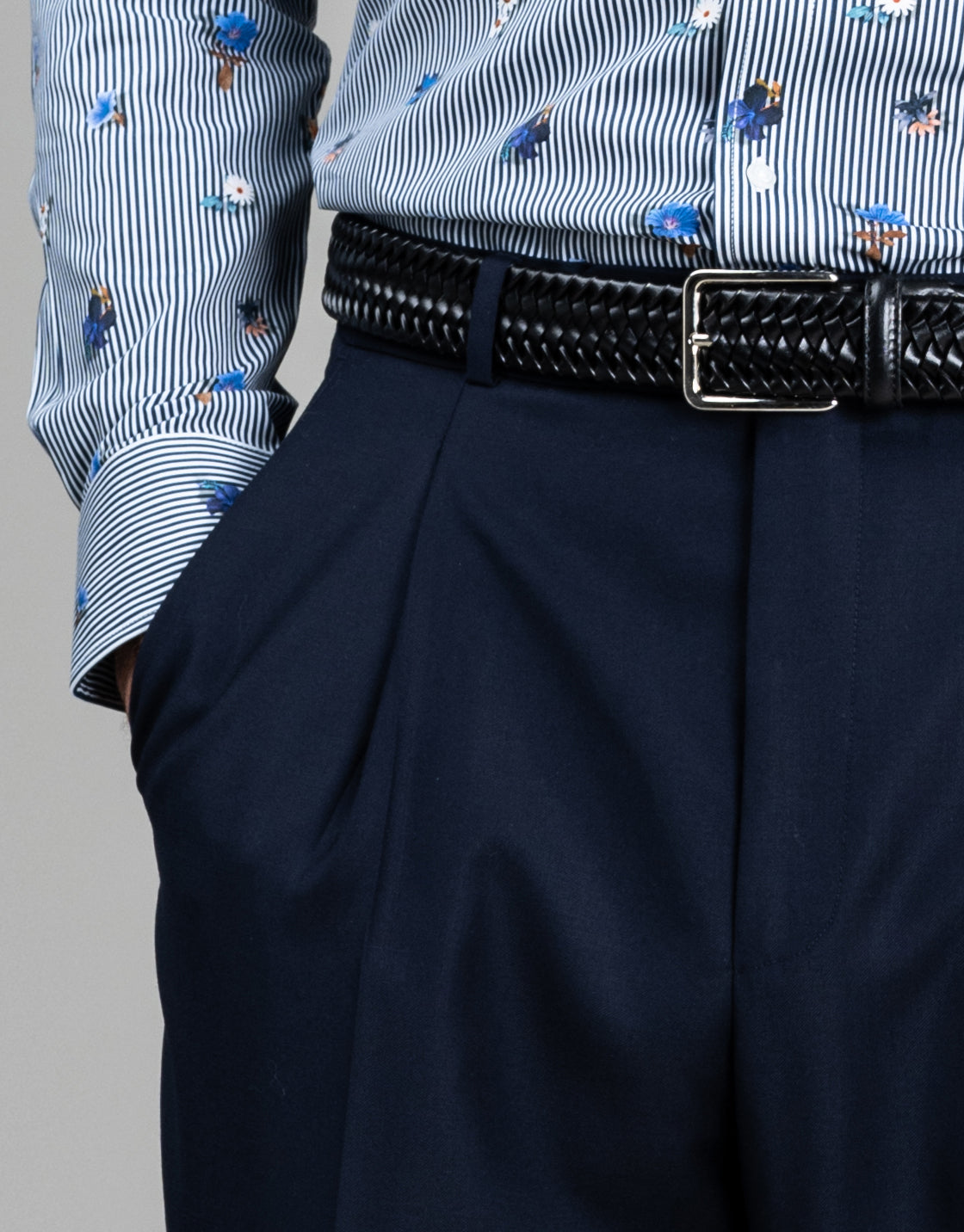 Doppio Navy Twill Suit