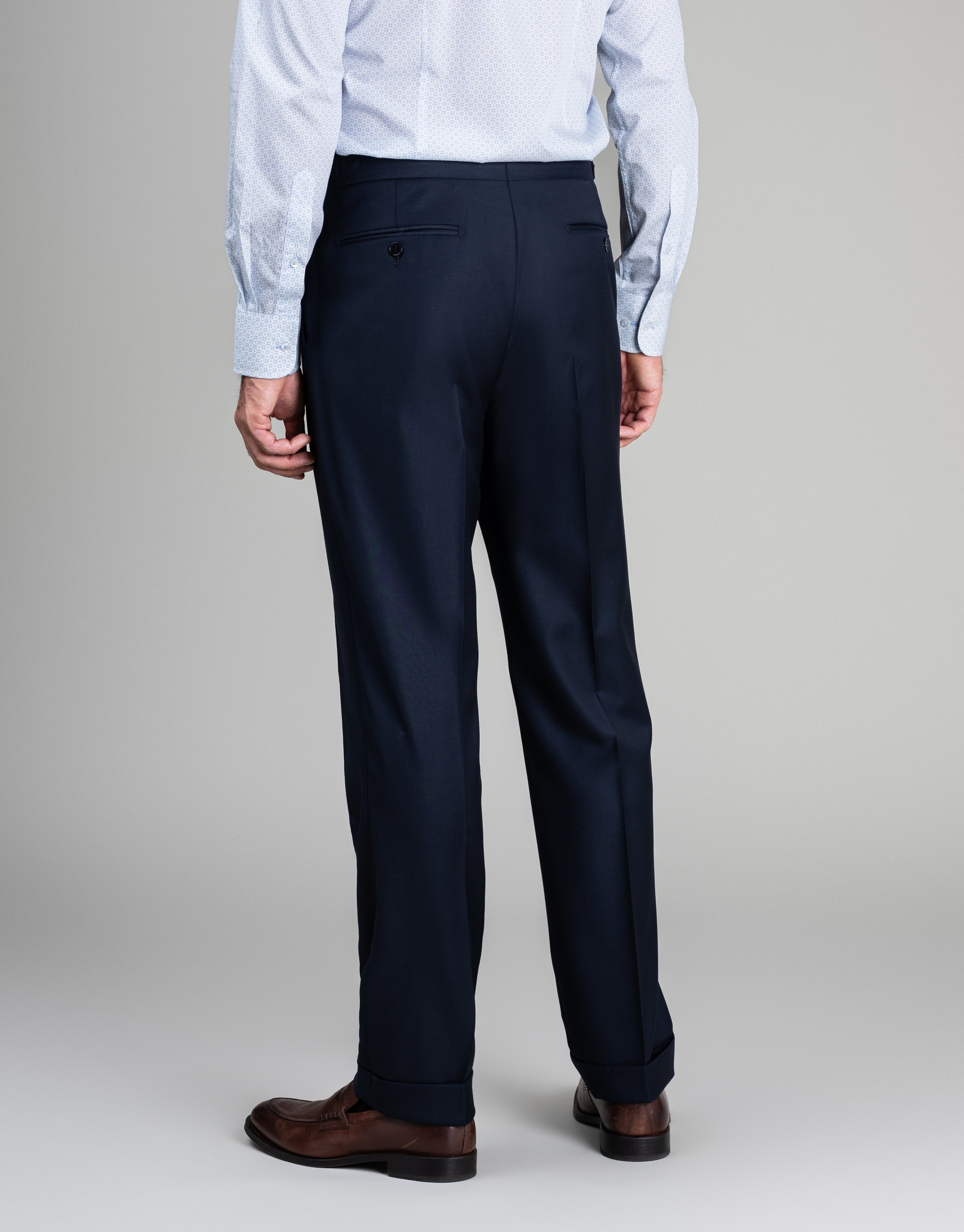 Evans Navy Twill Trouser