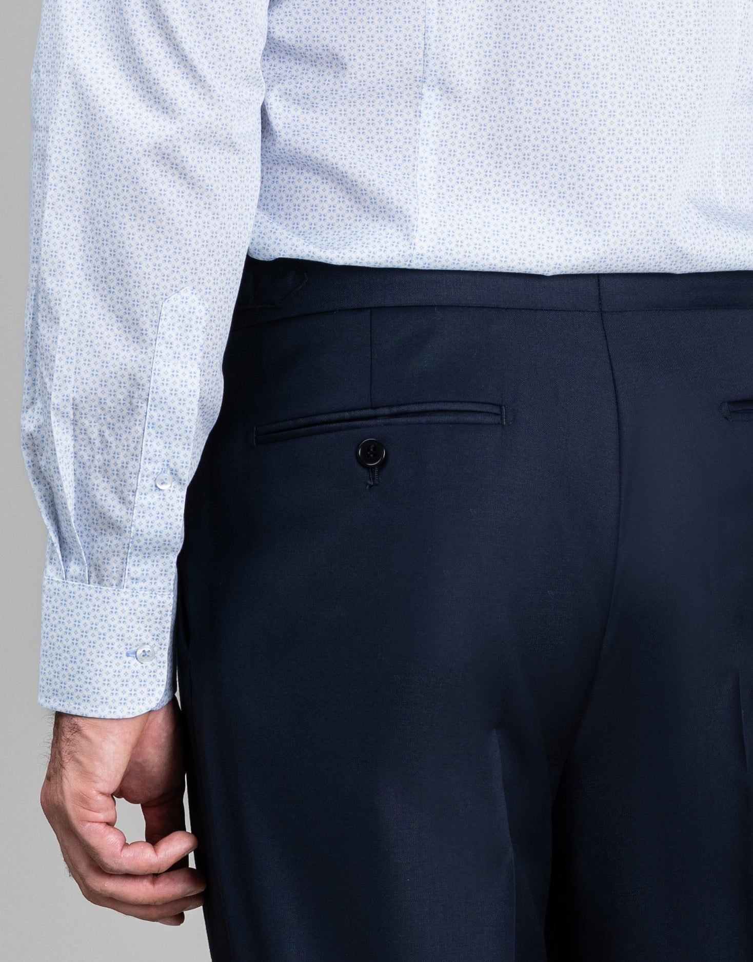 Evans Navy Twill Trouser