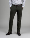 Tyler Dusty Olive Brushed Twill Chinos