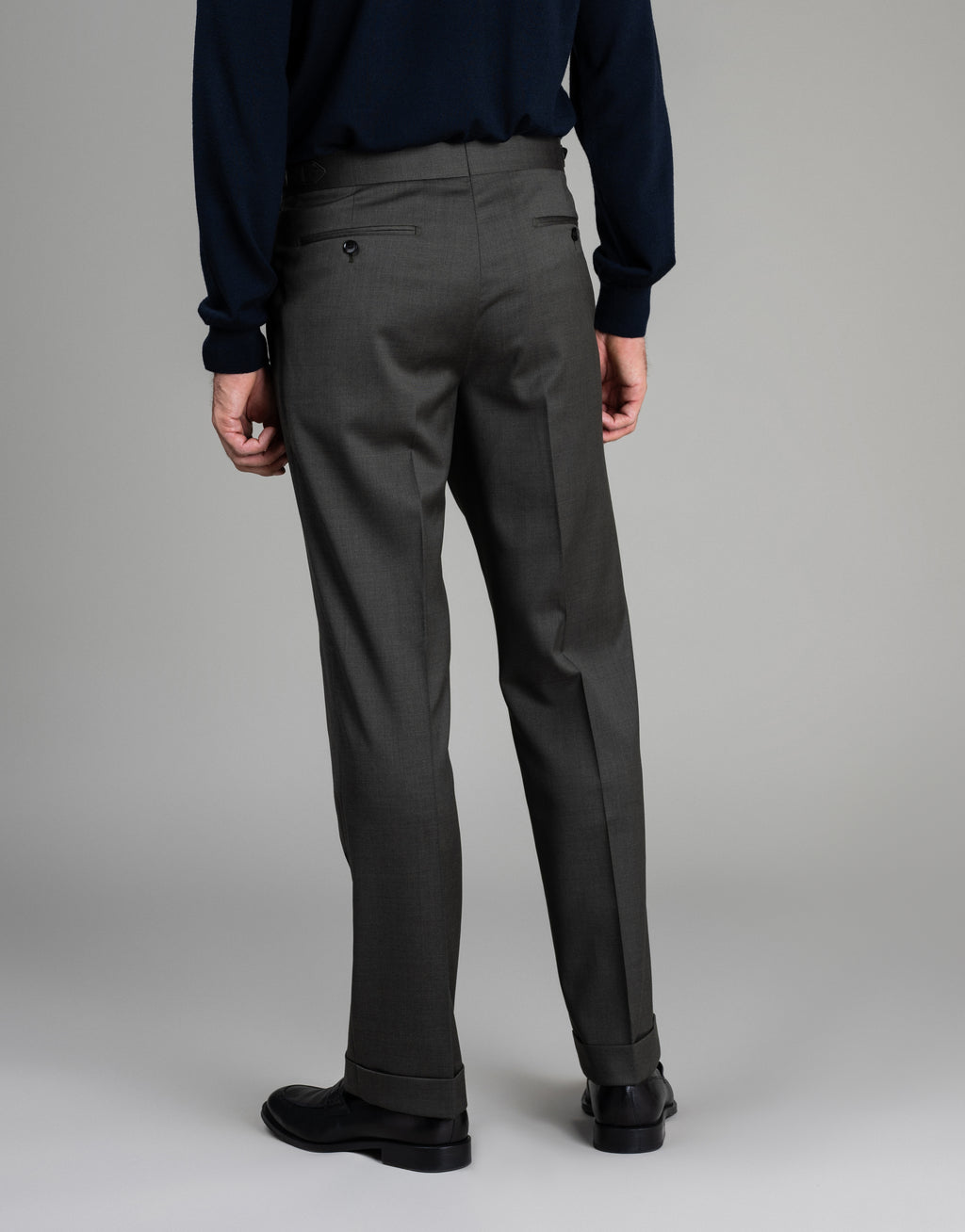 Evans Olive Green Twill Suit Trouser