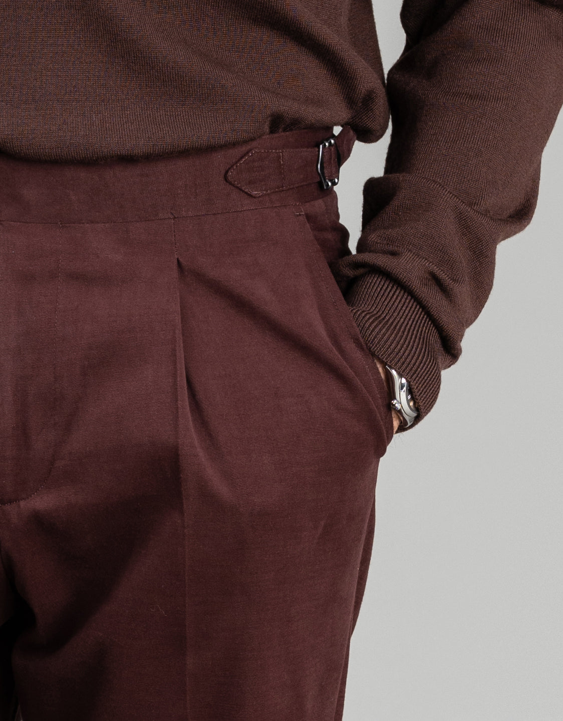 Cyprus Maroon Cotton-Cashmere Suit