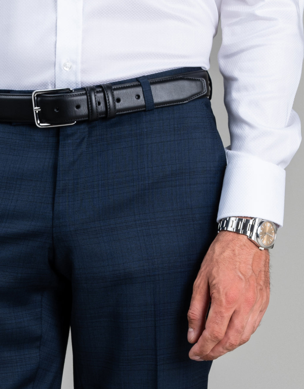 Lotus Blue Check Suit Trouser
