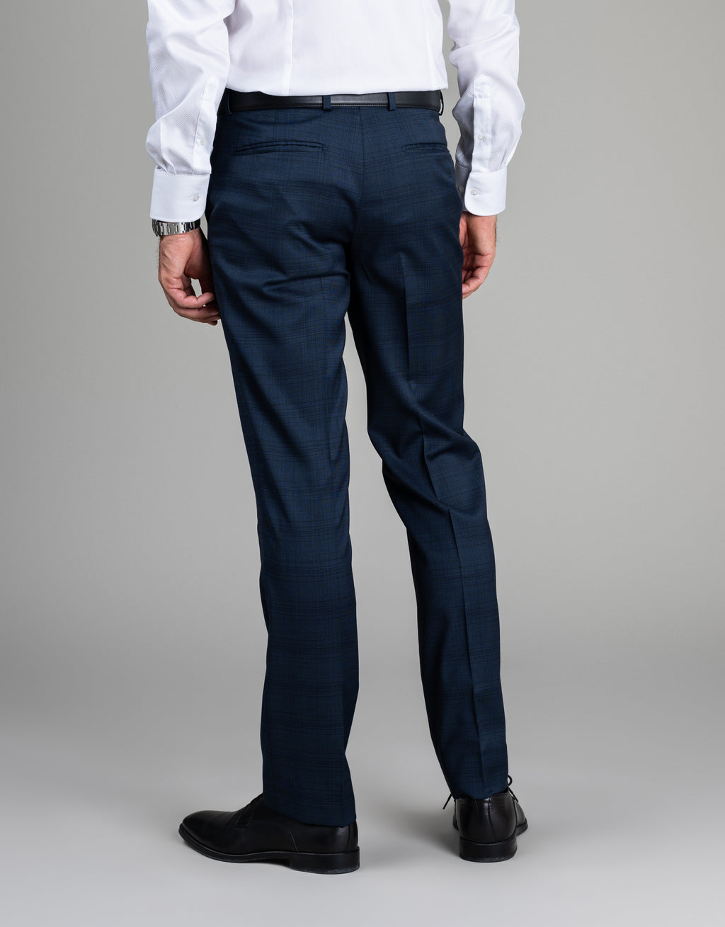 Cooper blue check suit