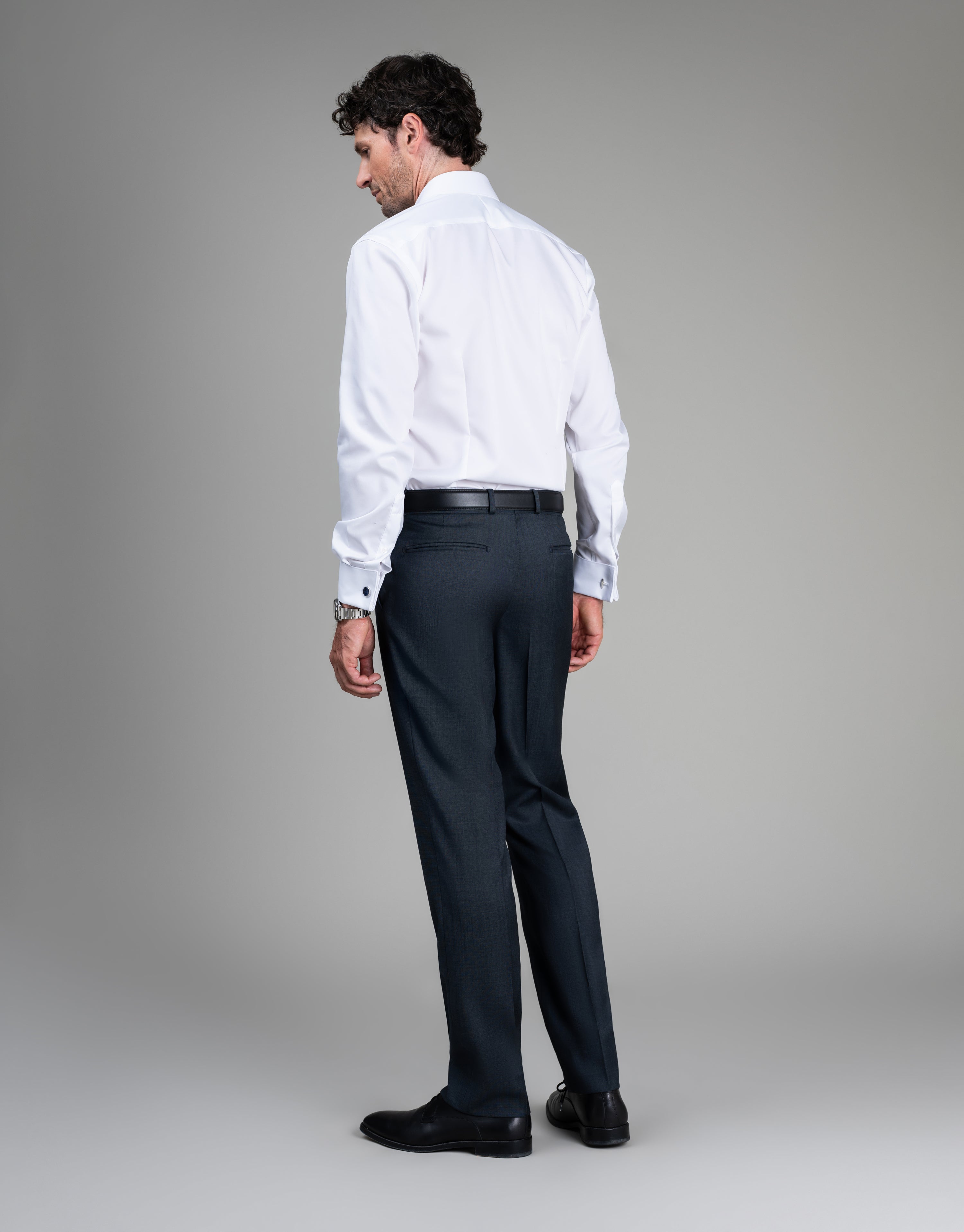 Cooper Steel Blue Nailhead Suit