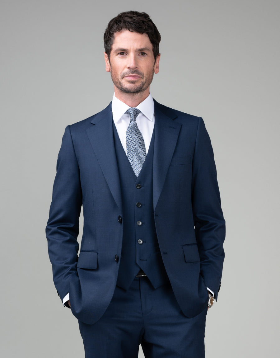 Cooper Blue Nailhead Suit
