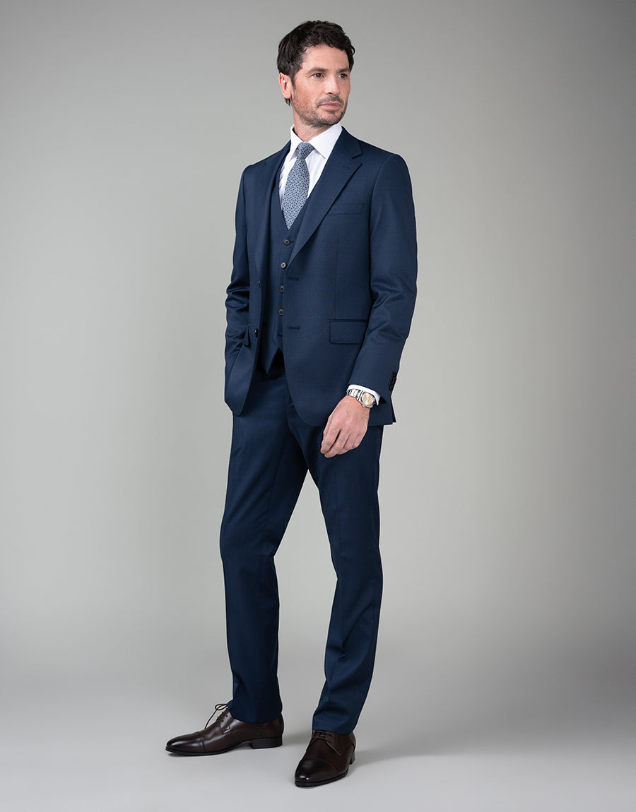 Cooper Blue Nailhead Suit