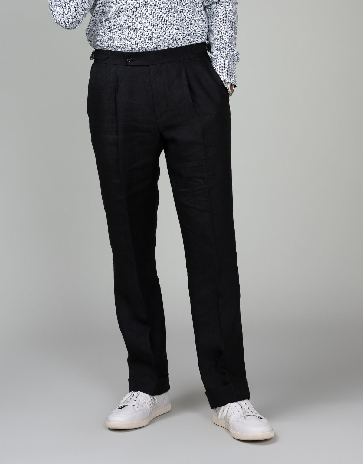 Evans Black Linen Trouser
