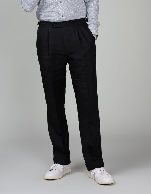 Evans Black Linen Trouser