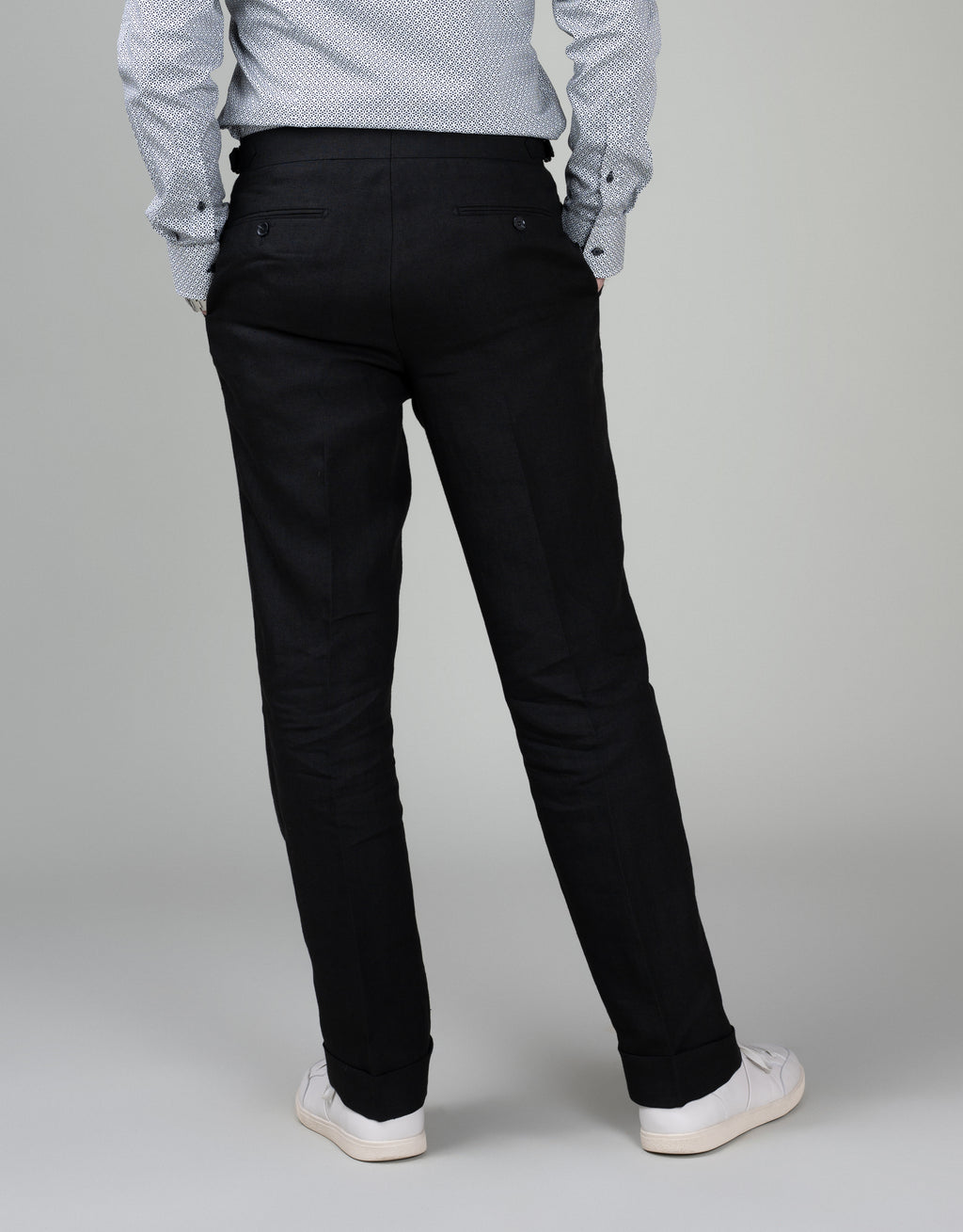 Evans Black Linen Trouser