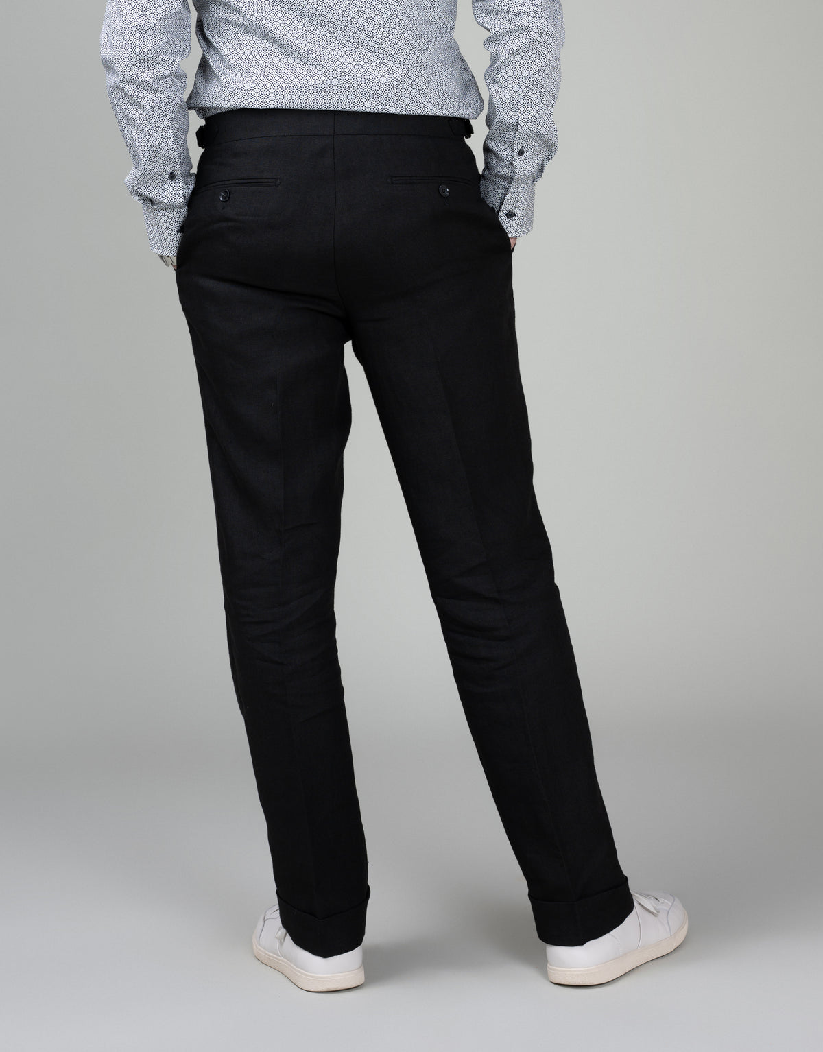 Evans Black Linen Trouser