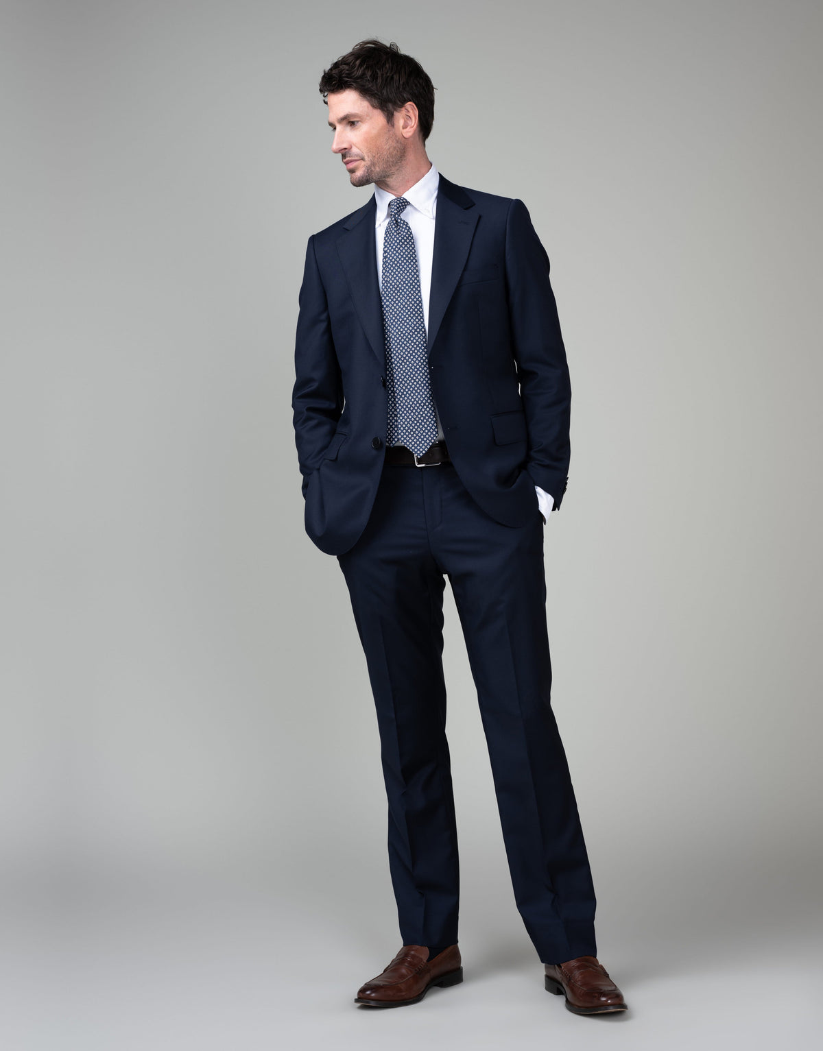 Cooper Navy Twill Suit