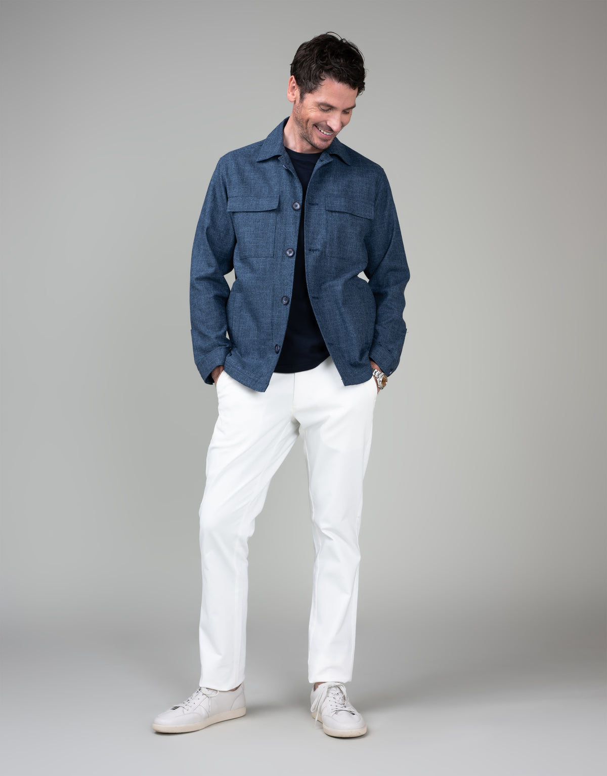 Tyler White Twill Chinos