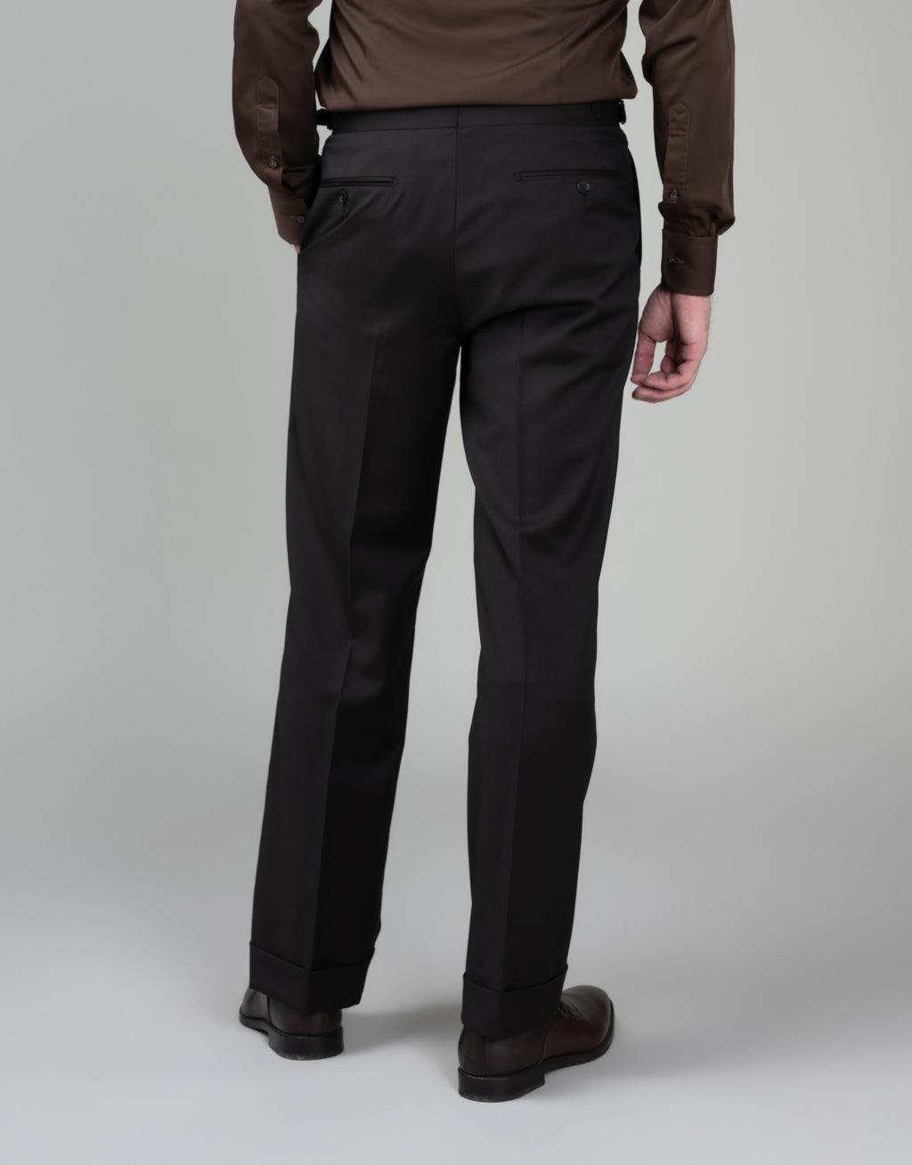 Evans Chocolate Brown Trouser