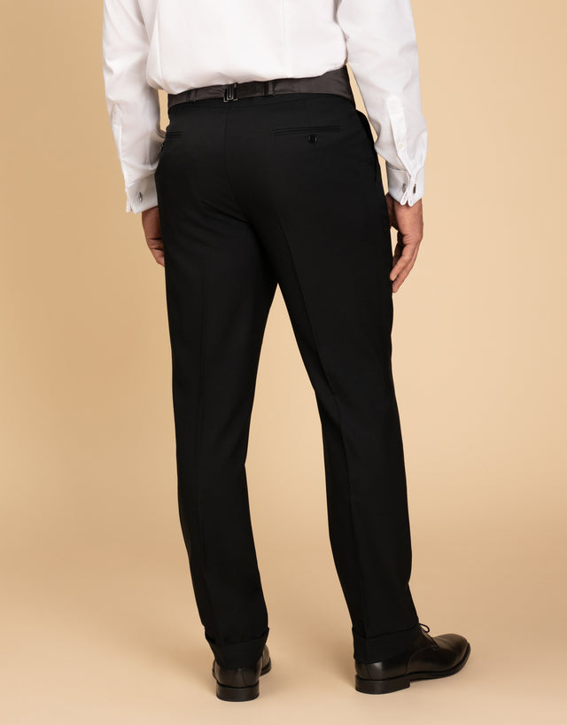 Evans Jet Black Trouser