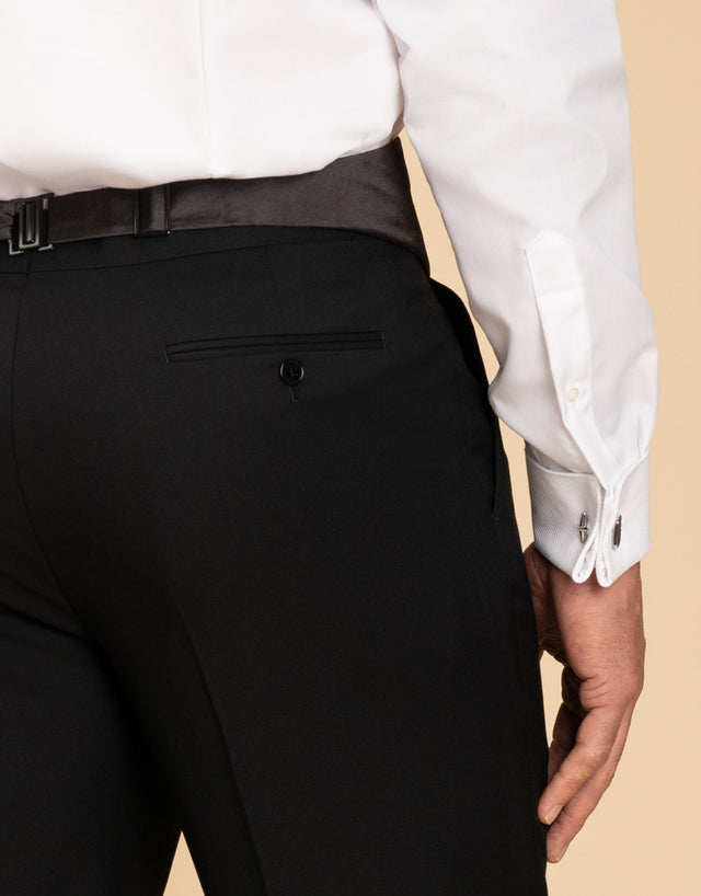 Evans Jet Black Trouser