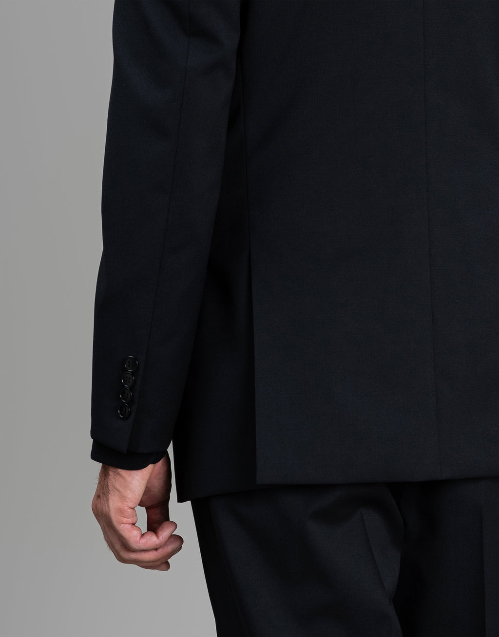 Hire Brando Black Double Breasted Suit Jacket