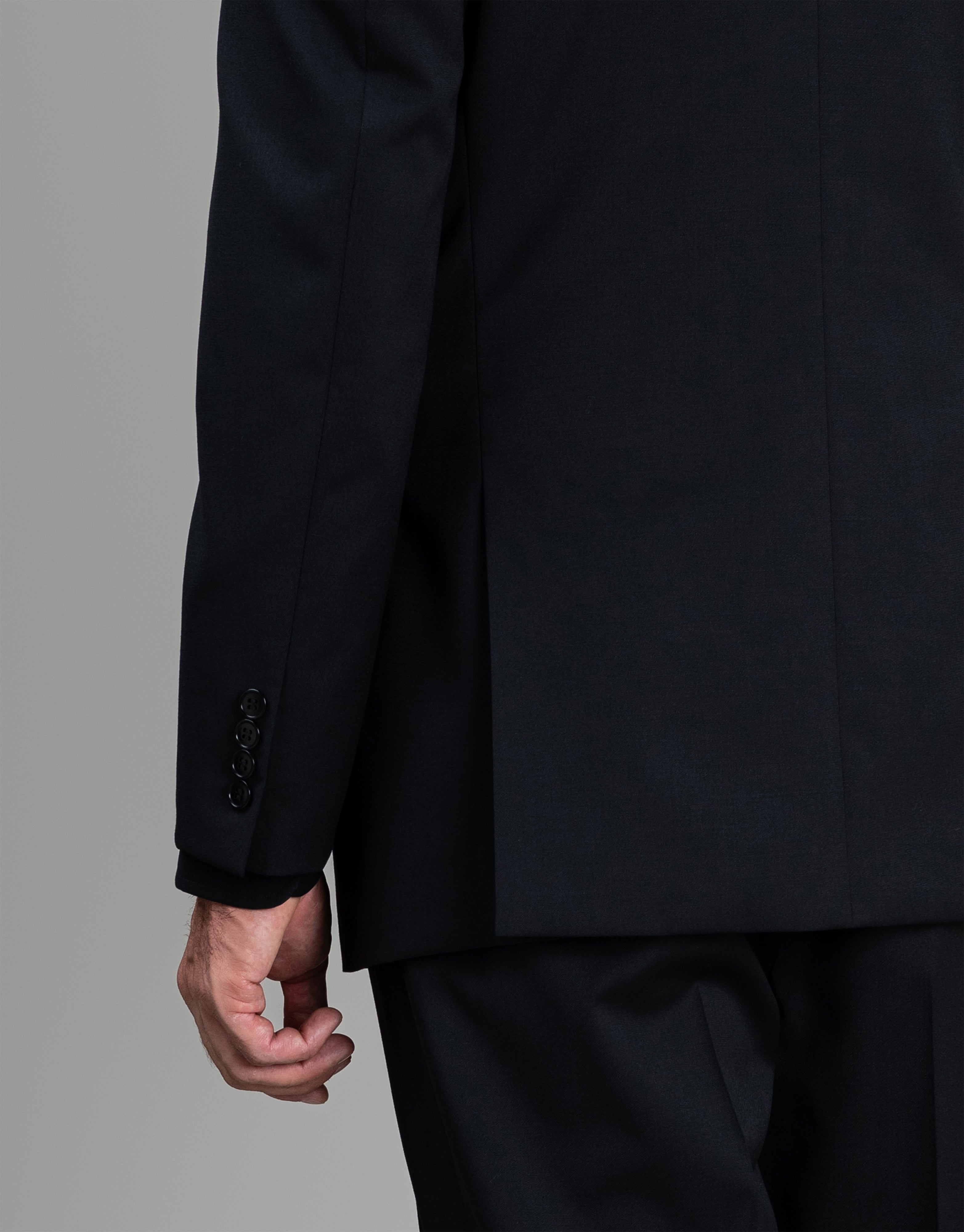 Hire Brando Black Double Breasted Suit Jacket