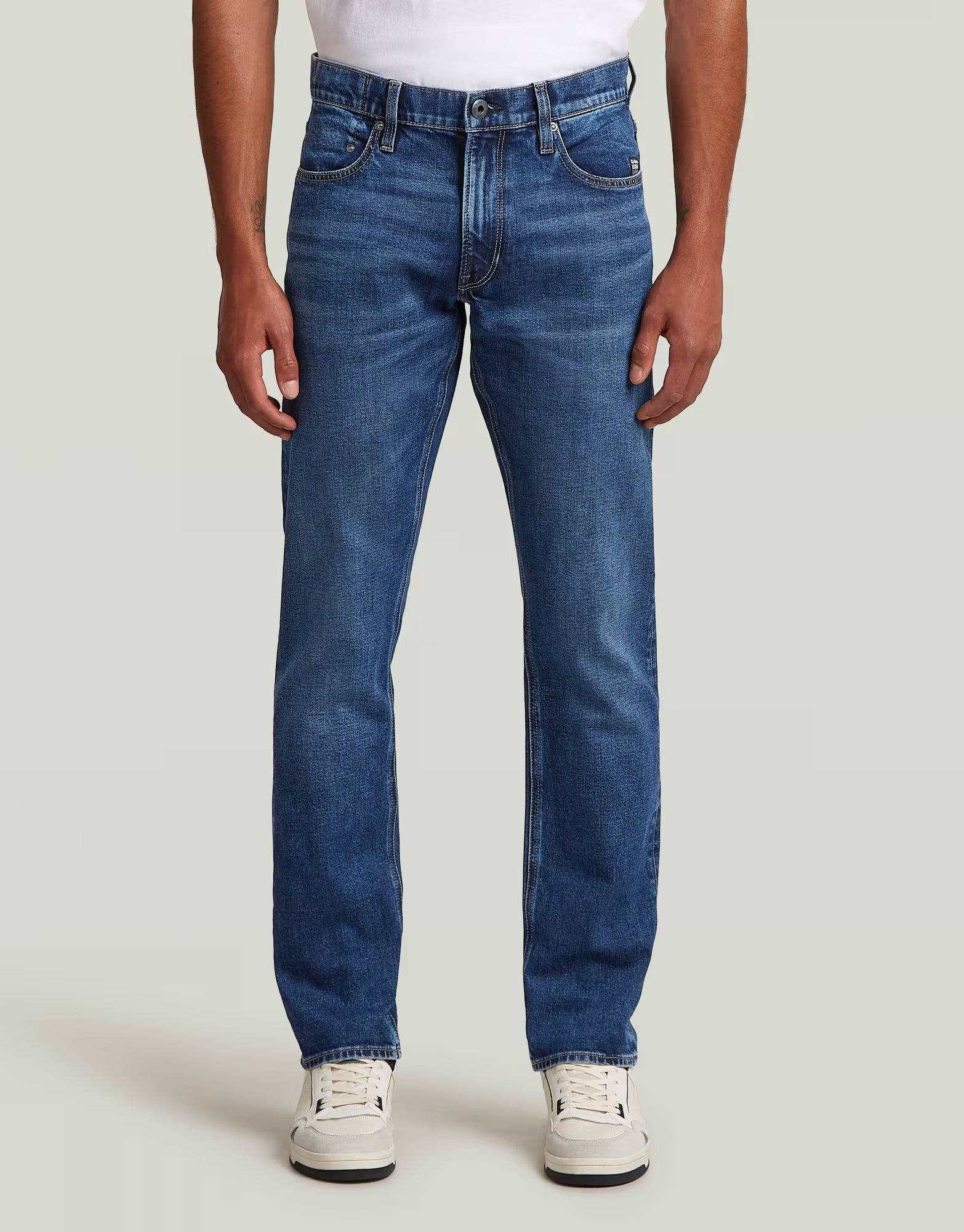 G-Star Mosa Straight Faded Atlantic Ocean Jeans