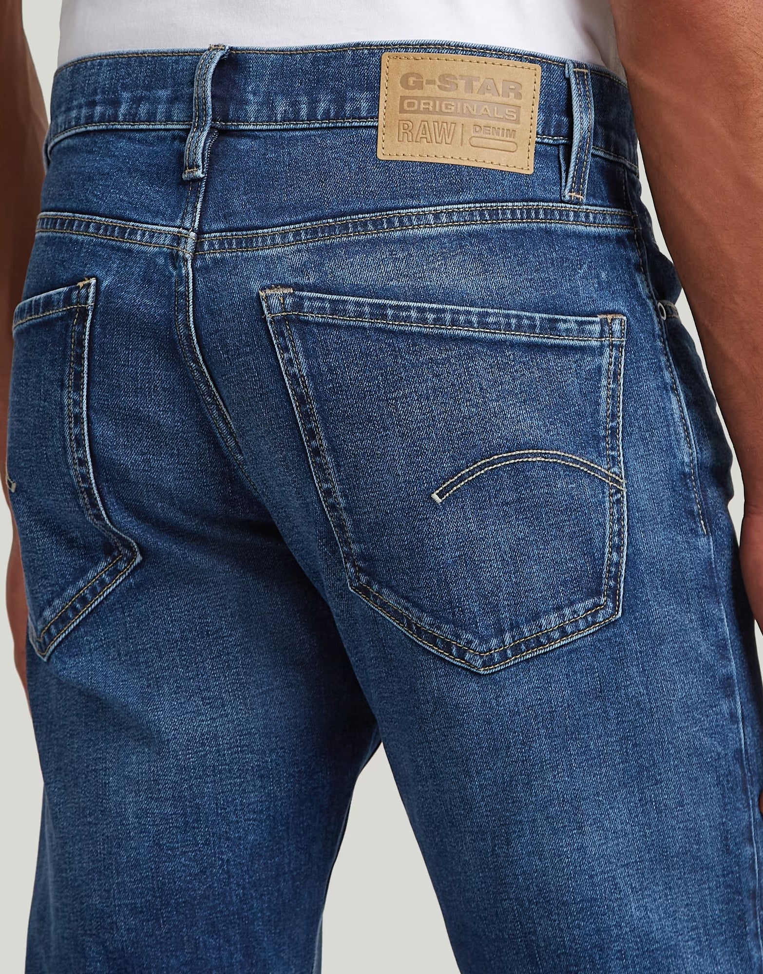 G-Star Mosa Straight Faded Atlantic Ocean Jeans