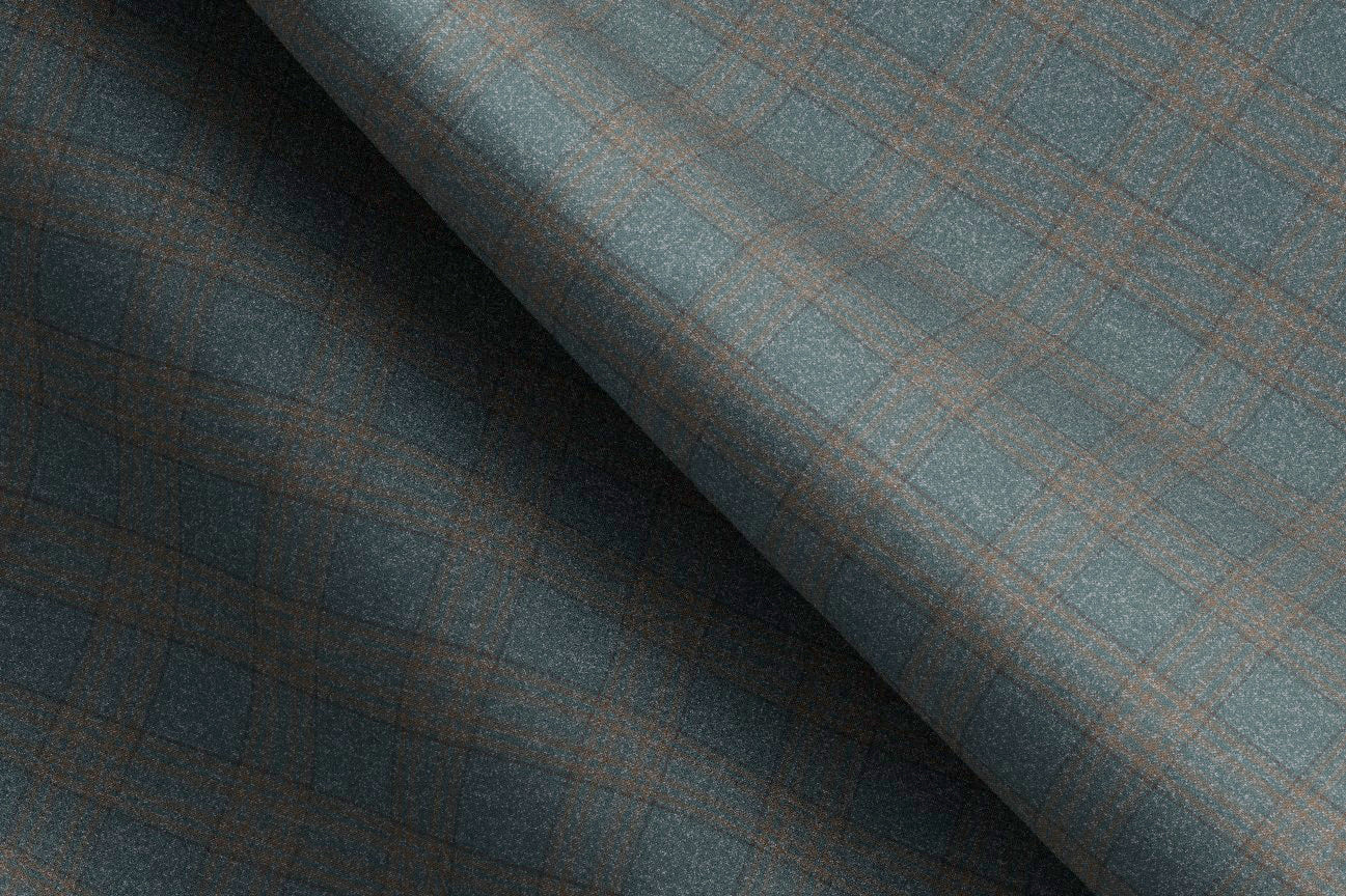 Made To Measure Sea Green with Brown Madras Check Jacket