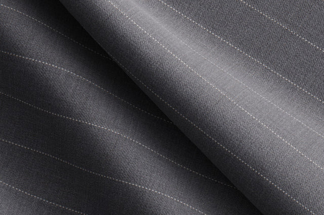 Made to Measure Grey Pinstripe Trouser