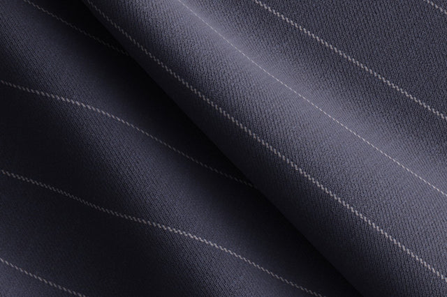 Made to Measure Blue Pinstripe 2 Piece Suit (customized RMB97D073P-250878)