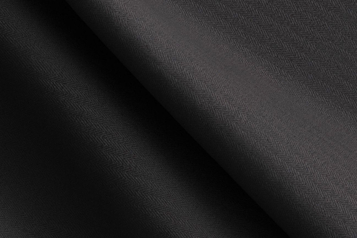 Made To Measure Black Herringbone 2 Piece Suit
