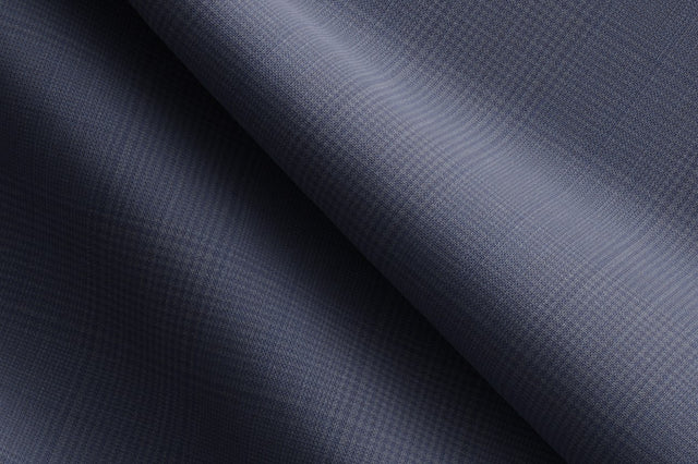 Made to Measure Blue & Grey Glen Check 2 Piece Suit (customized RMB54D694P-246600)