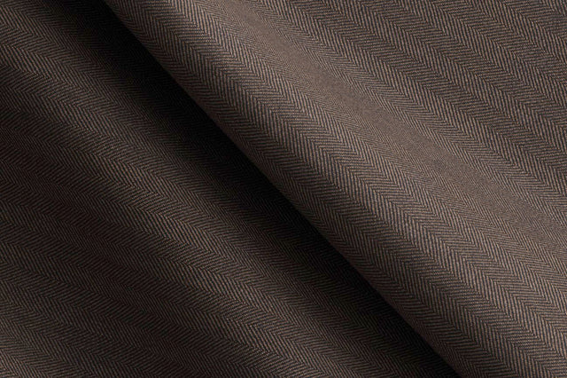 Made To Measure Brown Herringbone Trouser