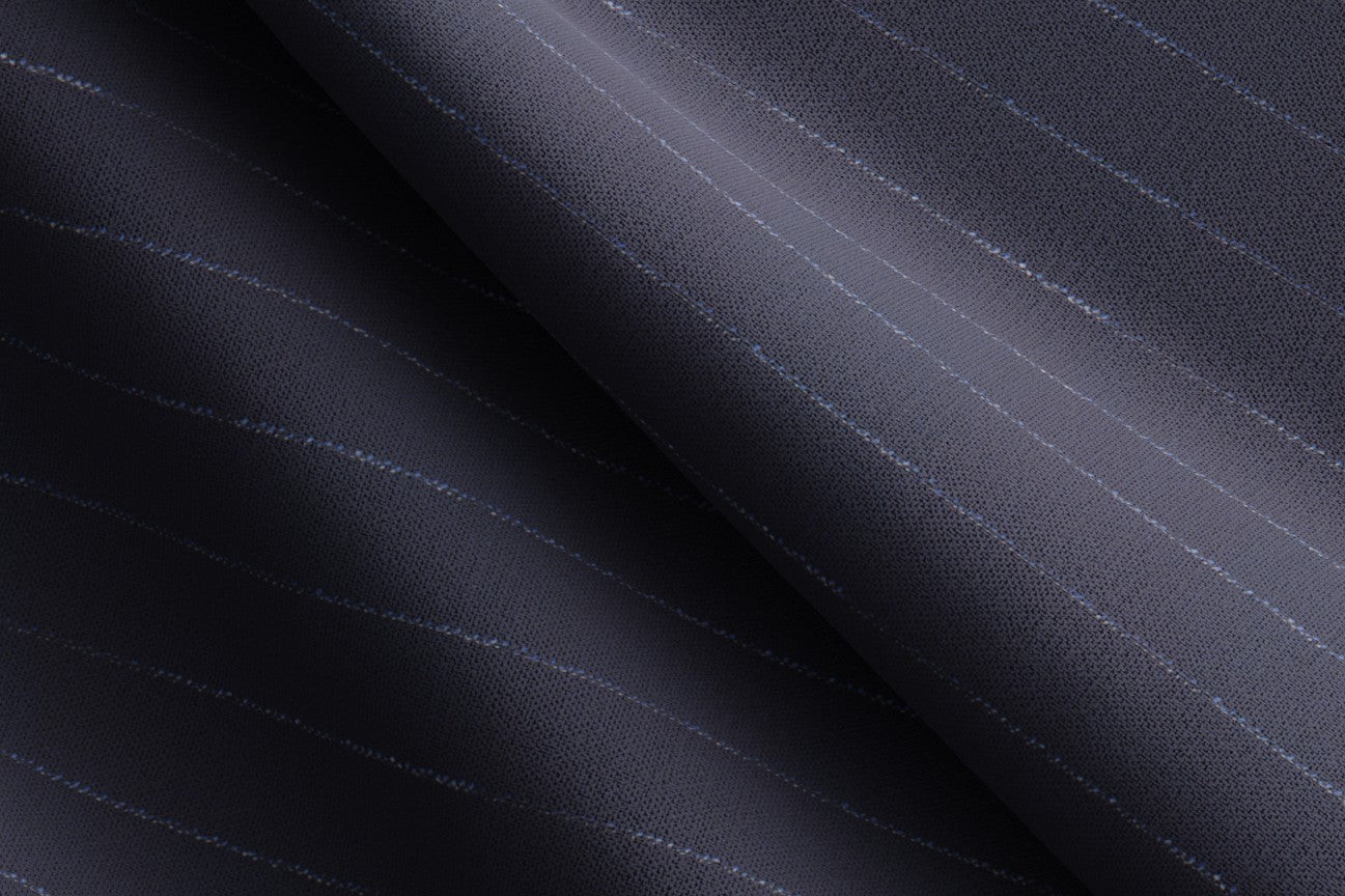Made to Measure Navy Pinstripe Blazer