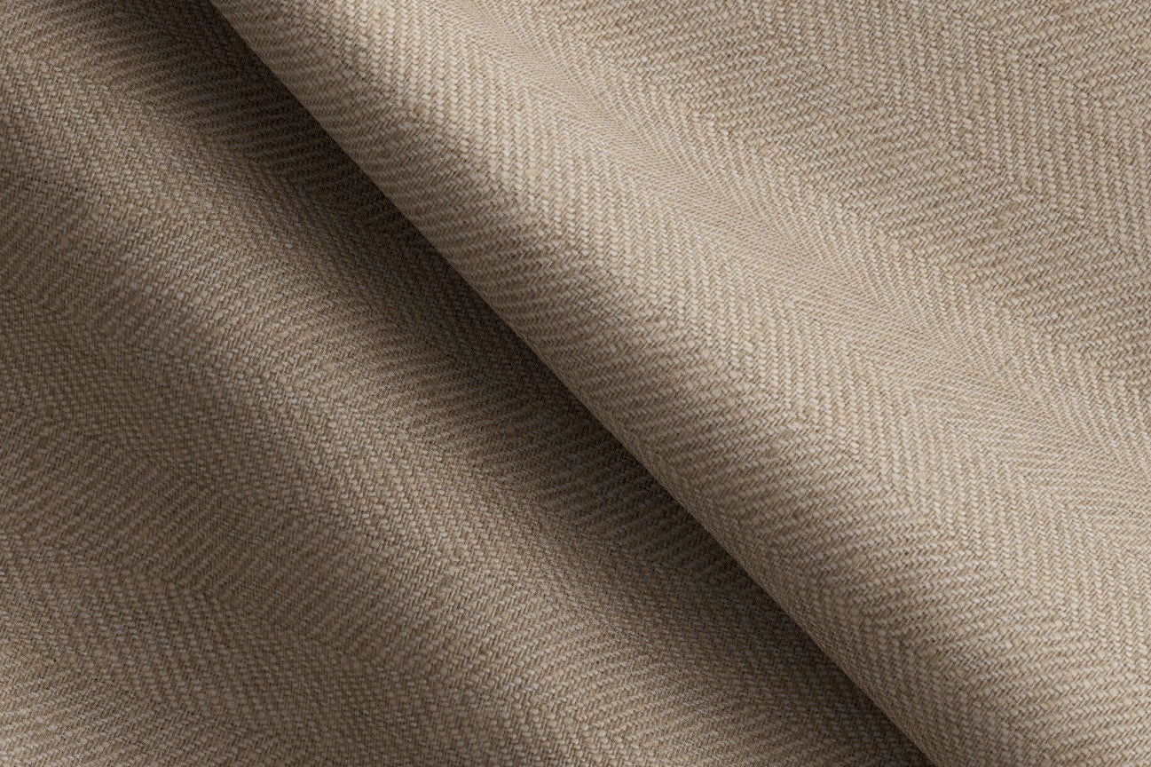 Made To Measure Beige Linen Herringbone Blazer