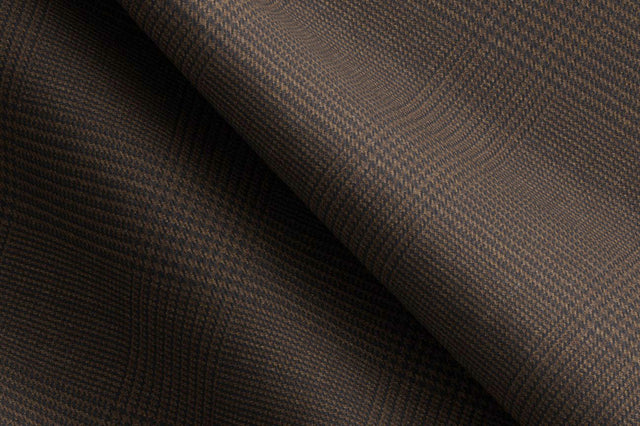 Made To Measure Brown Glen Check Trouser