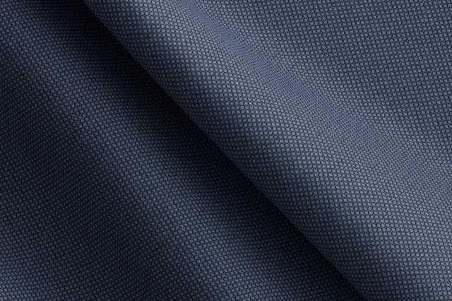 Made To Measure Slate Blue Birdseye Trouser