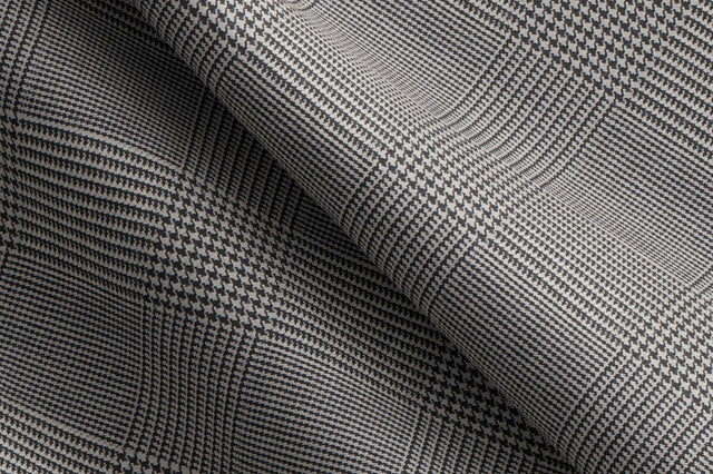 Made To Measure Black/White Glen Check Trouser