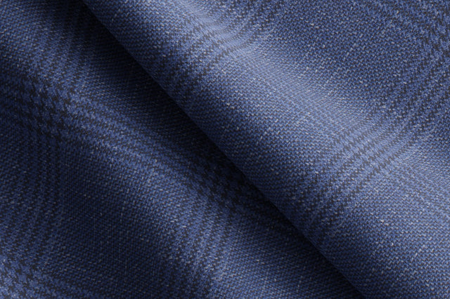 Made to Measure Blue Glen Check 2 Piece Suit