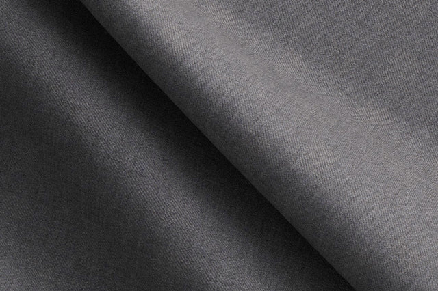 Made To Measure Grey Solid Trouser