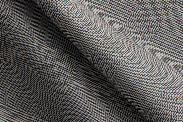 Made To Measure Black and White Split Matt Hopsack Glen Check Trouser