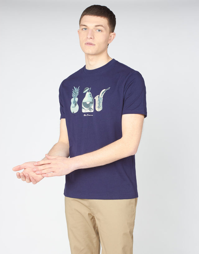 Ben Sherman Banana Split Marine Tee